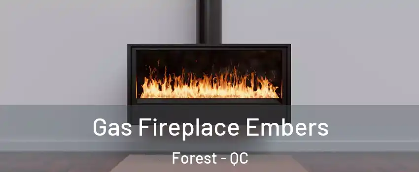  Gas Fireplace Embers Forest - QC