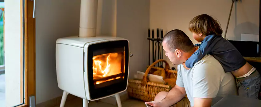 Morso Cast Iron Fireplace Insert Installation in Dollard des Ormeaux, QC