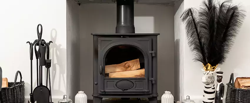 Thelin Hearth Products Providence Pellet Insert Fireplace Installation in Dollard des Ormeaux, QC