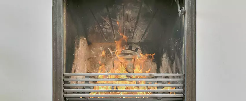 Travis Industries Linear Gas Fireplace Installation in Dollard des Ormeaux, Quebec