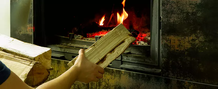 Wood Stove Heat Resistant Wall Repair in Dollard des Ormeaux, Quebec