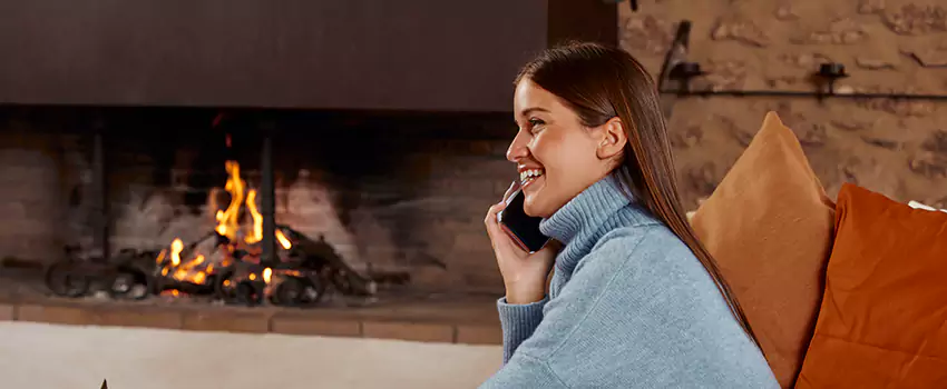 Dimplex Built-In Electric Fireplace Installation in Dollard des Ormeaux, QC