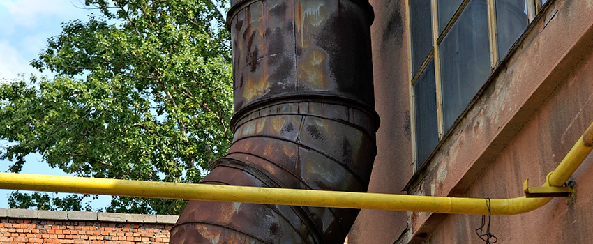 Lightning Protection Installation System for Industrial Chimneys in Dollard des Ormeaux, Quebec