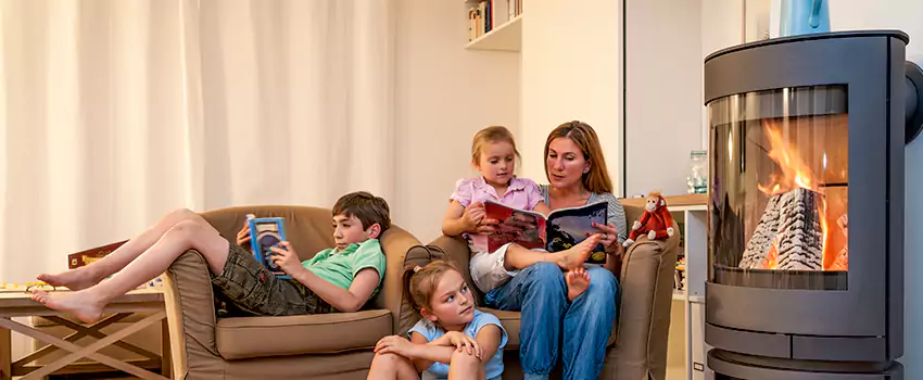 Outdoor Morso Fireplace Broken Screen Replacement in Dollard des Ormeaux, Quebec