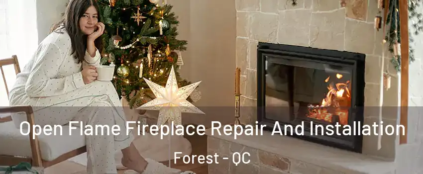 Open Flame Fireplace Repair And Installation Forest - QC